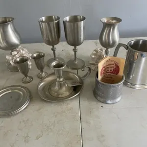 Pewter items
