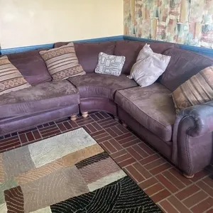 Small three-piece sectional