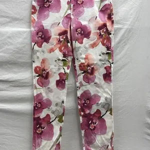 Sz 8 Sharon Young Floral Print Pants