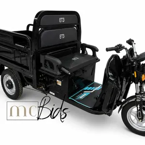 Unused 3 Wheel Electric Tricycle Model ET13- Black