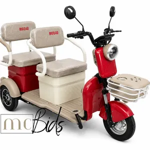 Unused Electric 3 Wheel Mini Golf Cart Model MGC40-Red