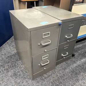 Two filing cabinets