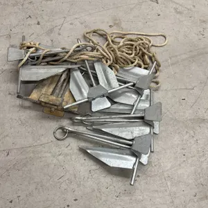 Lot of 6 boat anchors | Located in St. Rose, LA