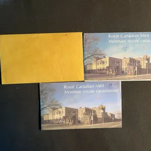 1968, 1975 and 1977 Royal Canadian Mint Uncirculated Coin Sets