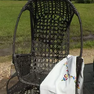 Outdoor Hanging Egg Chair with Stand