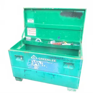 Greenlee Steel Jobsite Tool Storage Chest with Tools