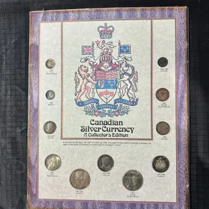 Canadian Silver Currency Collector's Coin Set 1963-1968