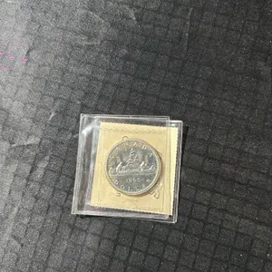 1965 ICCS Certified Canada Silver Dollar, 80% Silver, PL-64 SmBds Blt 5
