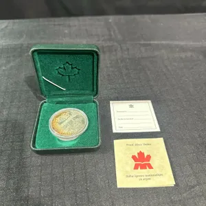 2002 Sterling Silver Proof Canadian Dollar in Case with COA