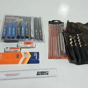 Grouping : Reciprocating Saw Blades; Drill Bit Set; Brad Point Wood Bit Set; Sharpening Stone; etc!
