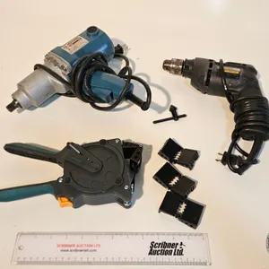 Tool Grouping : - Jepson 1/2" Impact Wrench - Black & Decker 3/8" Drill - Wolfcraft One Hand Frame C