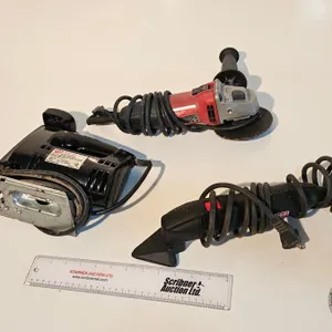 Tool Grouping : - Milwaukee Grinder 4-1/2" - Wen Variable Speed Scroll Saw - Mastercraft Detail Sand