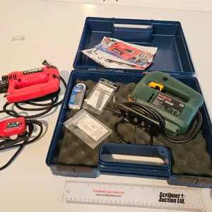 Tool Grouping : - Bosch Scroll Saw - Rotozip Spiral Saw - Electric Engraver