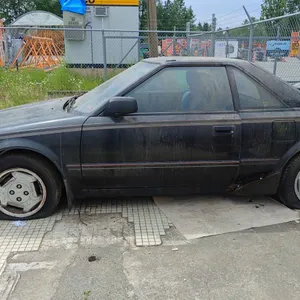1986 TOYOTA MR2, 2 DOOR COUPE, BLACK, VIN JT2AW15C2G0052597,