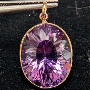 10K(3.44G), AMETHYST (17CT) PENDANT, SUGGESTED RETAIL VALUE $1200