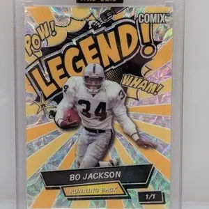 2025 Wild Card Silver and Gold Bo Jackson 1/1