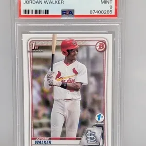 2020 1st Bowman Jordan Walker RC 1st Edition PSA 9