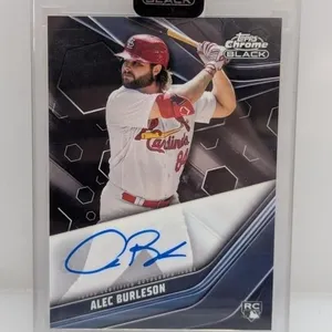 2023 Topps Chrome Black Alec Burleson Auto Sealed