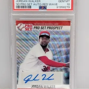 2021 Pro Set Metal Jordan Walker Autograph PSA 10