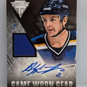 2013-14 Titanium HOF Al MacInnis Auto & Relic /50