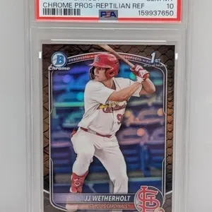 2025 Bowman Chrome Prospects Reptilian Ref PSA 10
