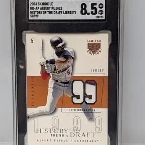 2004 Albert Pujols Skybox Patch /99 SGC 8.5