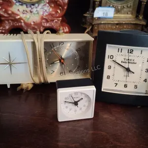 3 electric clocks