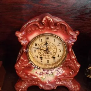 Ceramic shelf clock