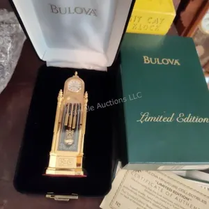 Bulova Limited Edition miniature grandfather clock