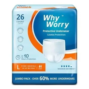 SEALED $74 (L)  Adult Diaper Pants Overnight