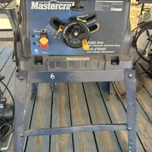 MASTERCRAFT TABLE SAW