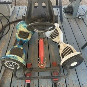 (2) HOVERBOARDS W/ CART