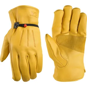 Wells Lamont Mens Leather Gloves S Saddletan