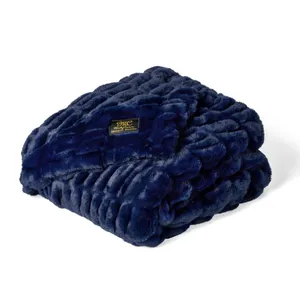 Minky Couture Hugs Blanket Monster Navy