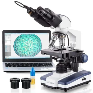 AmScope Microscope w 3MP Camera Black