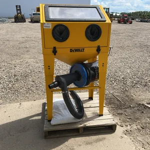 DeWalt Cabinet Style Sandblaster W/ Green Grit Recycling Glass