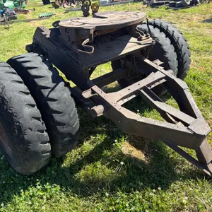 Truck Convertor Dolly, with 5th Wheel Plate, 10.00-20 on Spokes