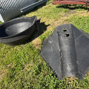 (2) Poly Auger Hoppers, Buying All for One Money