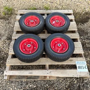 4 - NEW/UNUSED  4 PLY RATING NYLON 16 x 6.50-8 TIRES - DISPERSAL FOR JACE CRAFT INC.
