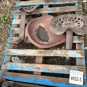 3 - ASSORTED METAL TRACTOR SEATS - DISPERSAL FOR JACE CRAFT INC.