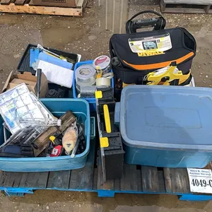 NEW DEWALT LIGHT HANDLE 18" ROLLER BAG w/ CONTENTS, HILTI TE 60 120V SDS DRILL, 12 TON HYD BOTTLE JACK, BRAKE ROTOR RESURFACING SET - DISPERSAL FOR JA