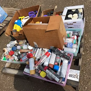 ASSORTED VEHICLE LUBRICANTS, NEW & USED SPRAY PAINT CANS - DISPERSAL FOR JACE CRAFT INC.