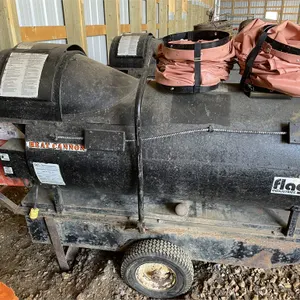 FLAGRO FV0-400 Indirect Fired Diesel 395,000 BTU. Portable Heater w/ (2) Socks