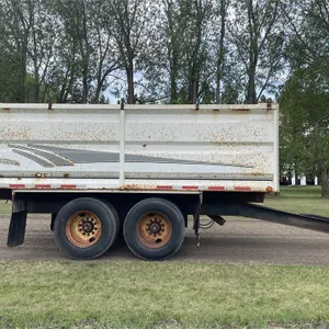 1998 CBI 18 Ft. Pup Grain Trailer, Steel Box w/ 60” High Sides - SEE NOTE