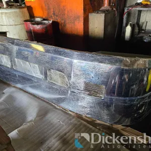 AS NEW FREIGHTLINER FRONT BUMPER IN CHROME