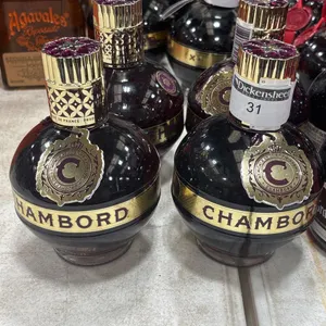 (4) CHAMBORD BLACK RASPBERRY LIQUEUR 375 ML