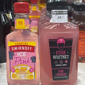 (18) PINK WHITNEY AND SMIRNOFF ICE PINK LEMONADE