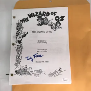 A Copy of The Wizard of Oz Script, Signed