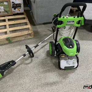 Weed Trimmer(No Charger) and Greenworks 2,100PSI Electric Pressure Washer (No Wand)
 UNRESERVED