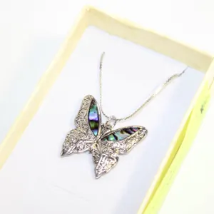 ABALONE SHELL STAINLESS STELL CHAIN